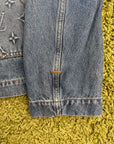 Giacca Louis Vuitton Carpenter Monogram in Denim 48