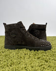 Christian Louboutin Spikes High Marrone 41.5