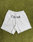 Pantaloncino Celine Bianco Guarda Misure Veste M