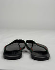 Sandali monogram Gucci Size 8=42 neri rossi e verdi
