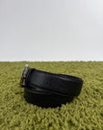 Cintura Gucci nera e argento