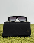 Occhiali Chanel Ch6057 Nero Bianco