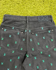 Jeans Louis Vuitton Nero Dettagli Arcobaleno 30