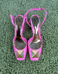 Sandali Valentino Garavani slingback onestud Rosa 39