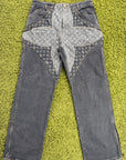 Jeans Louis Vuitton Monogram Grigio 34