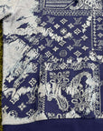 Completo Louis Vuitton Size XL blu e bianco