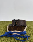 Cintura Louis Vuitton Reversibile Marrone 110/44 127cm