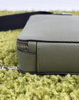 Borsa Monospalla Brique Prada in pelle saffiano Verde