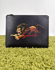 Pochette Givenchy Leo in pelle Nero