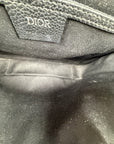 Borsa a tracolla piccola saddle Christian Dior Nero
