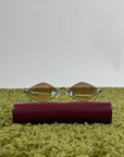 Occhiali Gucci con lenti geometriche