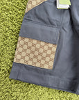 Pantaloncino Canvas Cargo Gucci Grigio 46