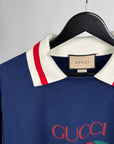 Felpa Gucci Size XXL blu verde e rossa