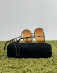 Occhiali Gucci con catenella rimovibile