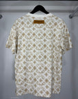 T-shirt Louis Vuitton Size S bianca e oro