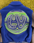 Varsity Blouson Louis Vuitton Blu Multicolor 46