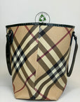 Borsa Burberry beige e verde
