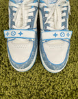 Louis Vuitton Trainer In Denim Azzurra 8