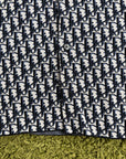 Polo Christian Dior in Jacquard Bianco Blu Navy S