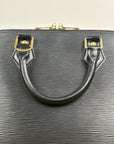 Borsa Alma PM in pelle epi Louis Vuitton Nero