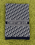 Sciarpa Christian Dior monogram in oblique Blu Navy