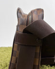 Marsupio Louis Vuitton Olav PM in tela Damier Marrone