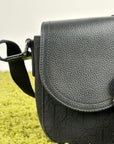 Borsa a tracolla mini saddle Christian Dior Nera