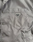 Camicia Prada in Re-Nylon Nero L