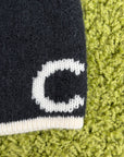 Cappello Chanel blu e bianco
