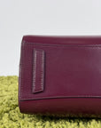 Borsa Mini Antigona Lock Bag Givenchy Bordeaux