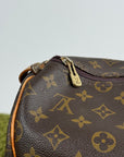 Borsone Keepall Louis Vuitton 55 vintage Marrone