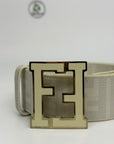 Cintura Fendi bianca