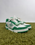 Louis Vuitton Trainer in Denim Verde 7.5