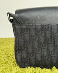 Borsa a tracolla piccola saddle Christian Dior Nero