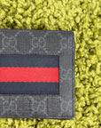 Portafoglio Gucci nero blu e rosso