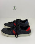 Gucci ace Size 9.5=43.5 veste 44 nere blu e rosse