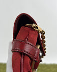 Borsa Gucci Horsebit Chain Rossa