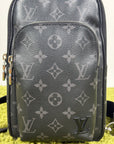 Zaino Monospalla Avenue Louis Vuitton Nero