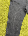 Jeans Louis Vuitton Carpenter in Denim Nero 36