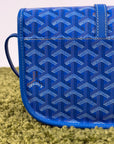 Borsa a tracolla belvedere goyard blu
