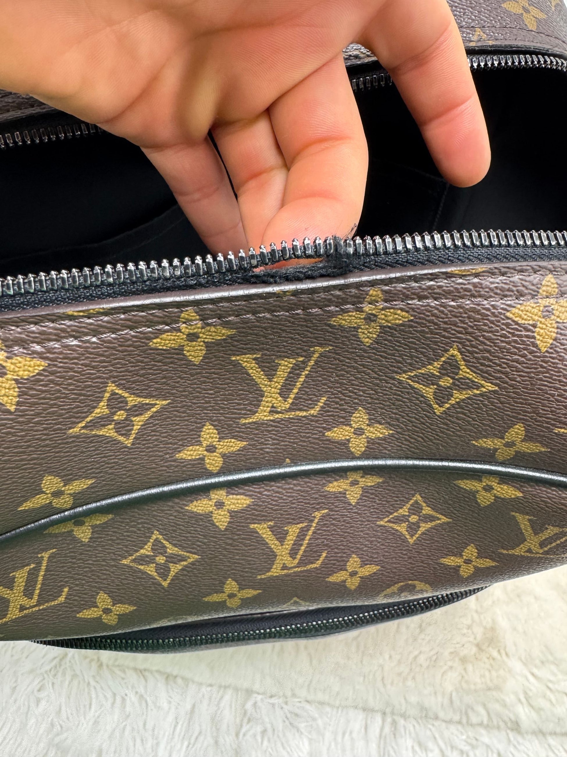 Zaino Louis Vuitton Dean Monogram Macassar