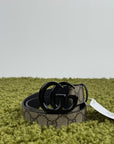 Cintura Gucci Beige con fibbia nera 65
