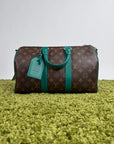 Borsone Keepall Louis Vuitton Baundoliere Marrone