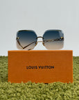 Occhiali Da sole Louis Vuitton Jewel Square Oro
