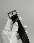 Cintura Saint Laurent Cassandre Nero 110