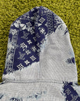Completo Louis Vuitton Size XL blu e bianco