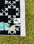 Telo da Bagno Off White grande e piccolo Nero Bianco - Second Hand Di Fiore