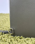Borsa Monospalla Brique Prada in pelle saffiano Verde