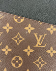 Pochette Louis Vuitton marrone e nera