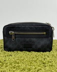 Marsupio soft supreme web strap Gucci Nero